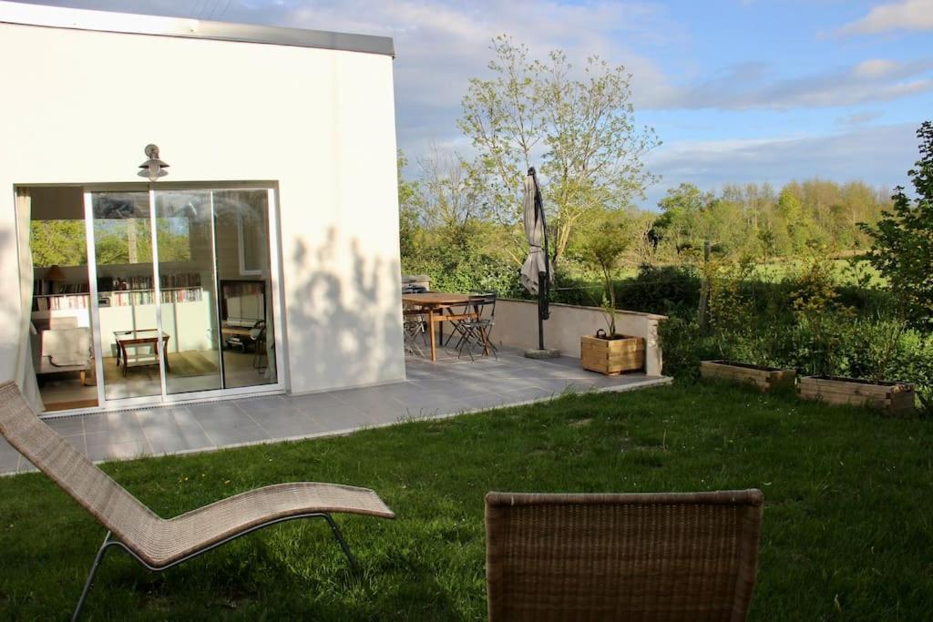 Blainville-sur-Mer Maison De Campagne Proche Plage מראה חיצוני תמונה